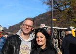 Gut besuchter Warenmarkt